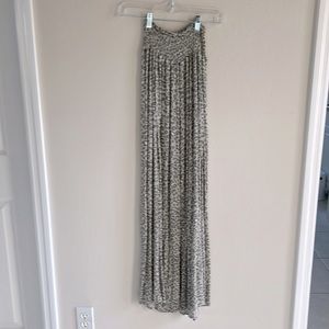 NEW Leopard Side Slit Summer Beach Pant Long Length Swim Coverup